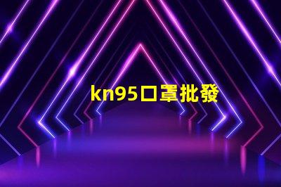 kn95口罩批發