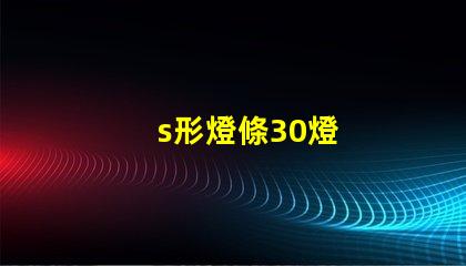 s形燈條30燈