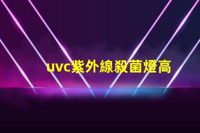 uvc紫外線殺菌燈高效抗菌解決方案如何提升您業(yè)務(wù)的安全性