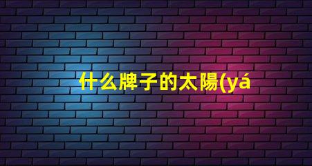 什么牌子的太陽(yáng)能燈好優(yōu)質(zhì)太陽(yáng)能燈品牌推薦