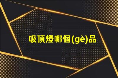 吸頂燈哪個(gè)品牌好優(yōu)質(zhì)吸頂燈品牌推薦與比較