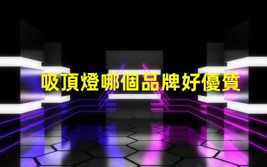 吸頂燈哪個品牌好優質吸頂燈品牌推薦與比較