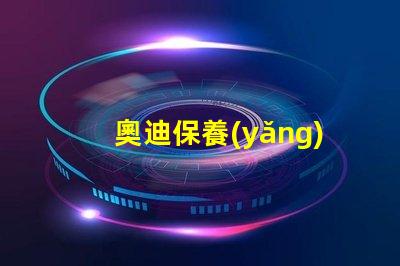 奧迪保養(yǎng)燈歸零了解如何輕松重置保養(yǎng)提醒