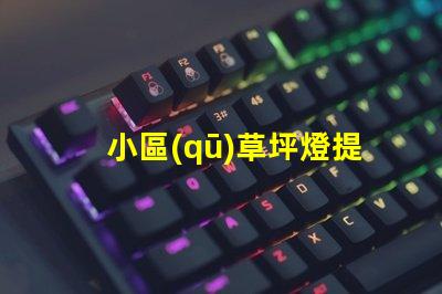 小區(qū)草坪燈提升居住品質(zhì)的照明選擇