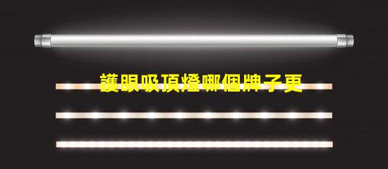 護眼吸頂燈哪個牌子更好專業品牌的選擇指南