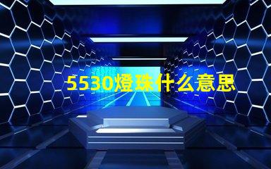 5530燈珠什么意思
