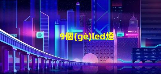 9個(gè)led燈珠