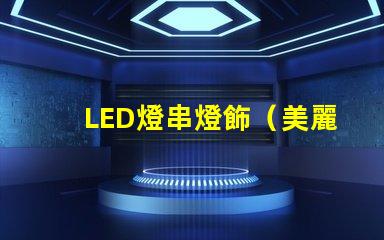 LED燈串燈飾（美麗照亮夜空的LED燈串）