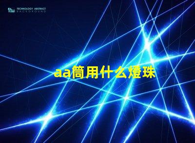 aa筒用什么燈珠