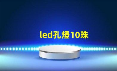 led孔燈10珠