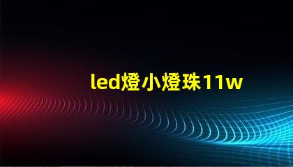 led燈小燈珠11w