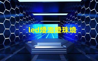 led燈泡燈珠燒