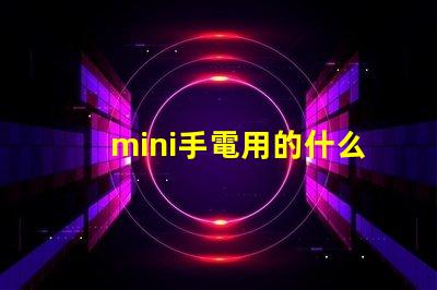 mini手電用的什么燈珠