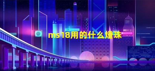 ms18用的什么燈珠