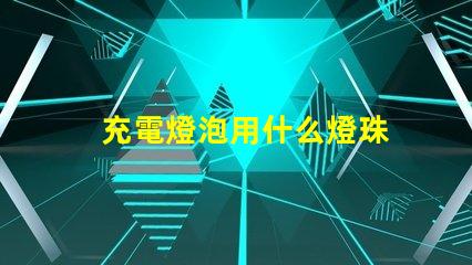 充電燈泡用什么燈珠