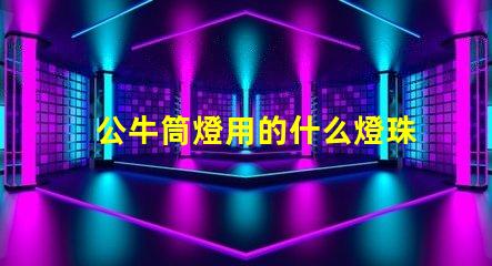 公牛筒燈用的什么燈珠