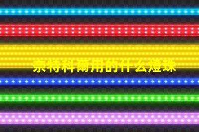 奈特科爾用的什么燈珠