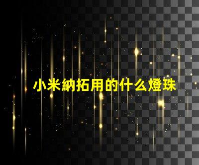 小米納拓用的什么燈珠