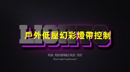 戶外低壓幻彩燈帶控制器