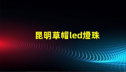 昆明草帽led燈珠