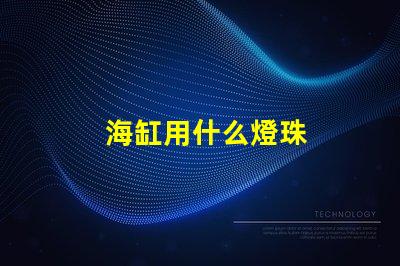 海缸用什么燈珠