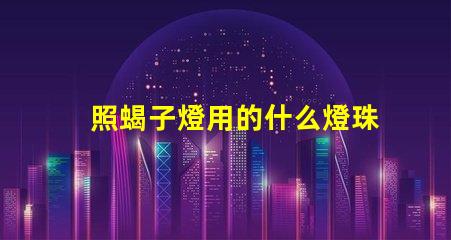 照蝎子燈用的什么燈珠