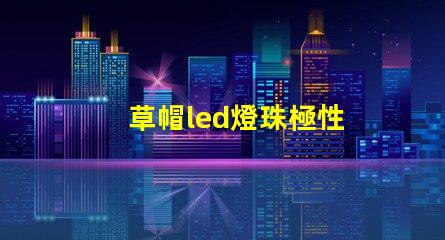 草帽led燈珠極性