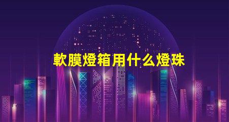 軟膜燈箱用什么燈珠