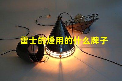 雷士的燈用的什么牌子燈珠