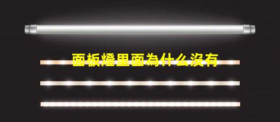面板燈里面為什么沒有燈珠